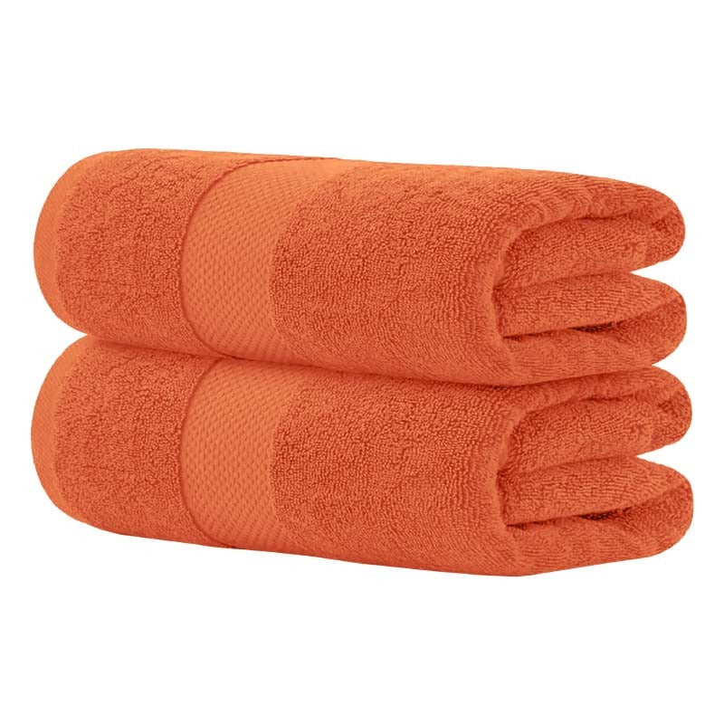 Bath Sheets Orange Extra Large, soft and luxury deals|Nausha