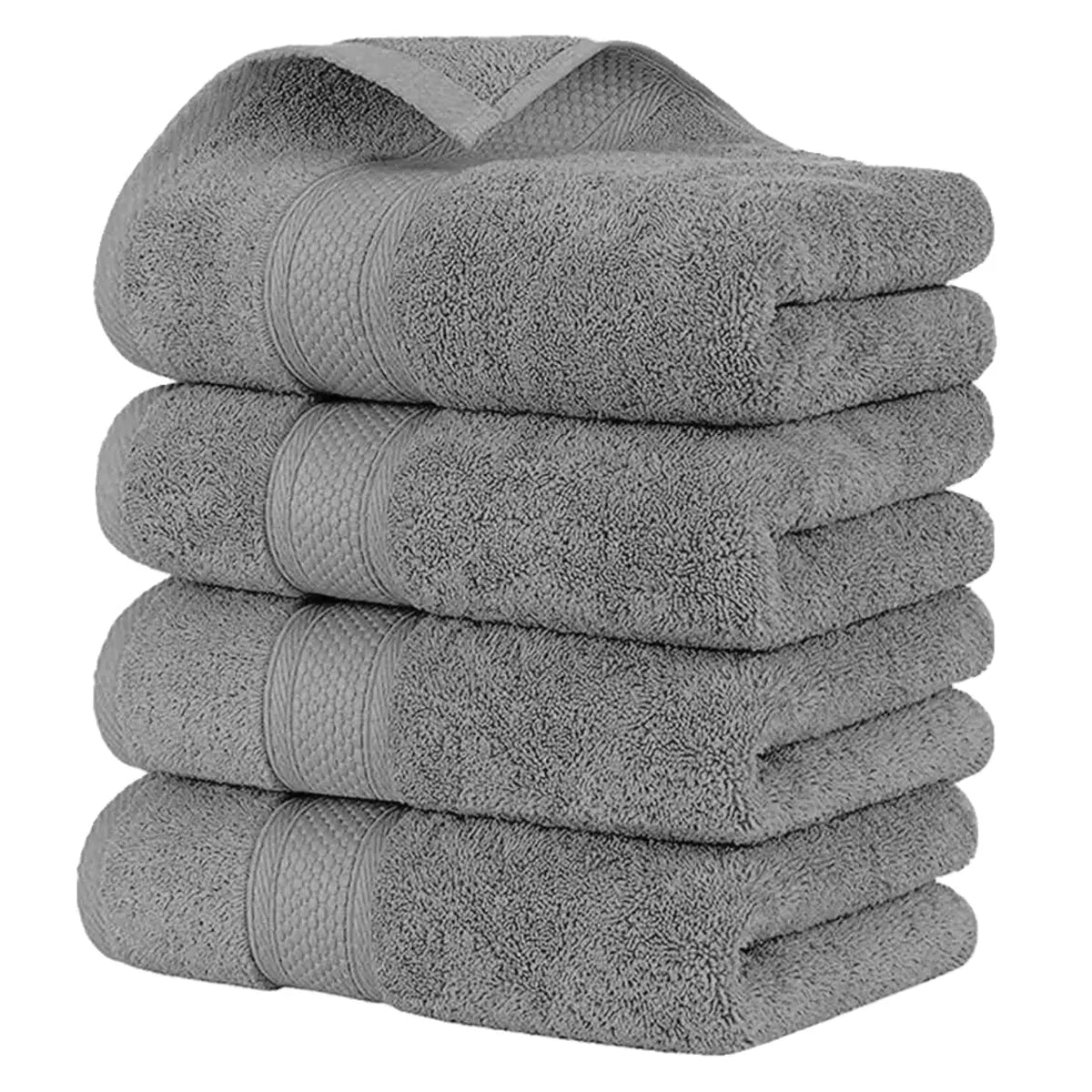 Luxury Gray Hand Towels for Bathroom and kitchen use | Nausha